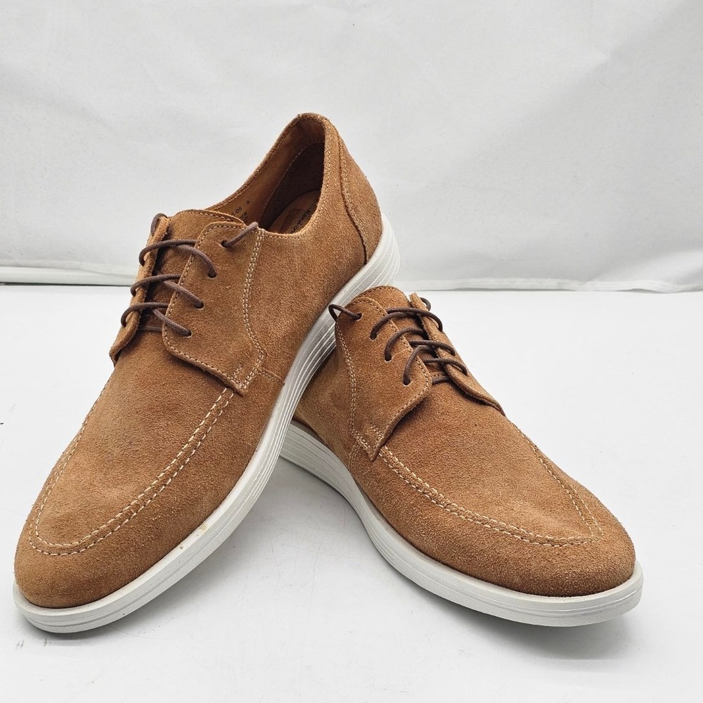 Marc Joseph New York Driver Club Shoes Mens 9 Brown Good Suede Lace Up Derby